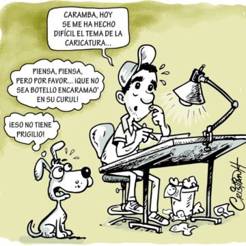 Caricatura Cristian Caricaturas – El Día, 20 de Abril, 2021