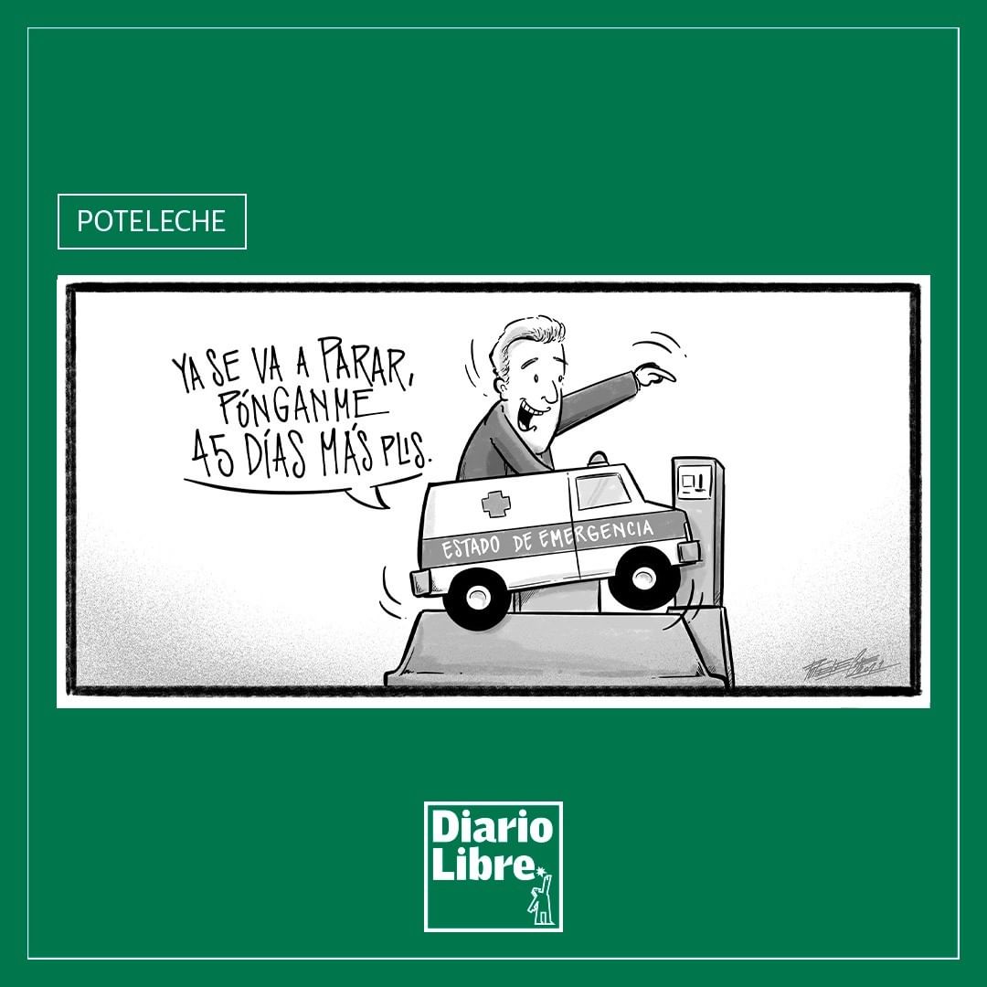 Caricatura Noticiero Poteleche – Diario Libre, 10 de Abril, 2021