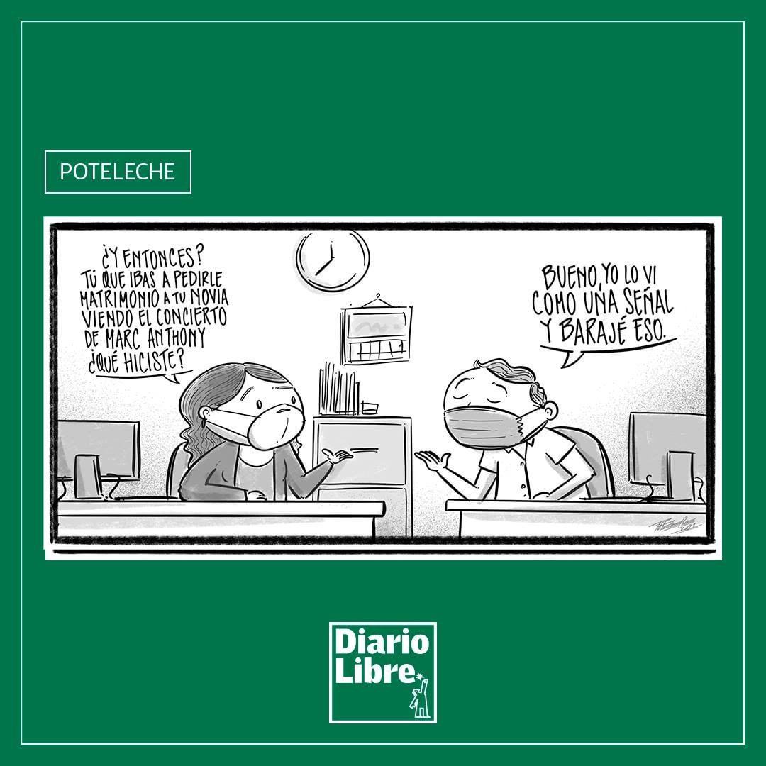 Caricatura Noticiero Poteleche – Diario Libre, 19 de Abril, 2021
