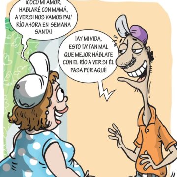 El Río viene pa' donde Cocote y Molleja – Caricatura Fuaquiti, 02 de Abril, 2021