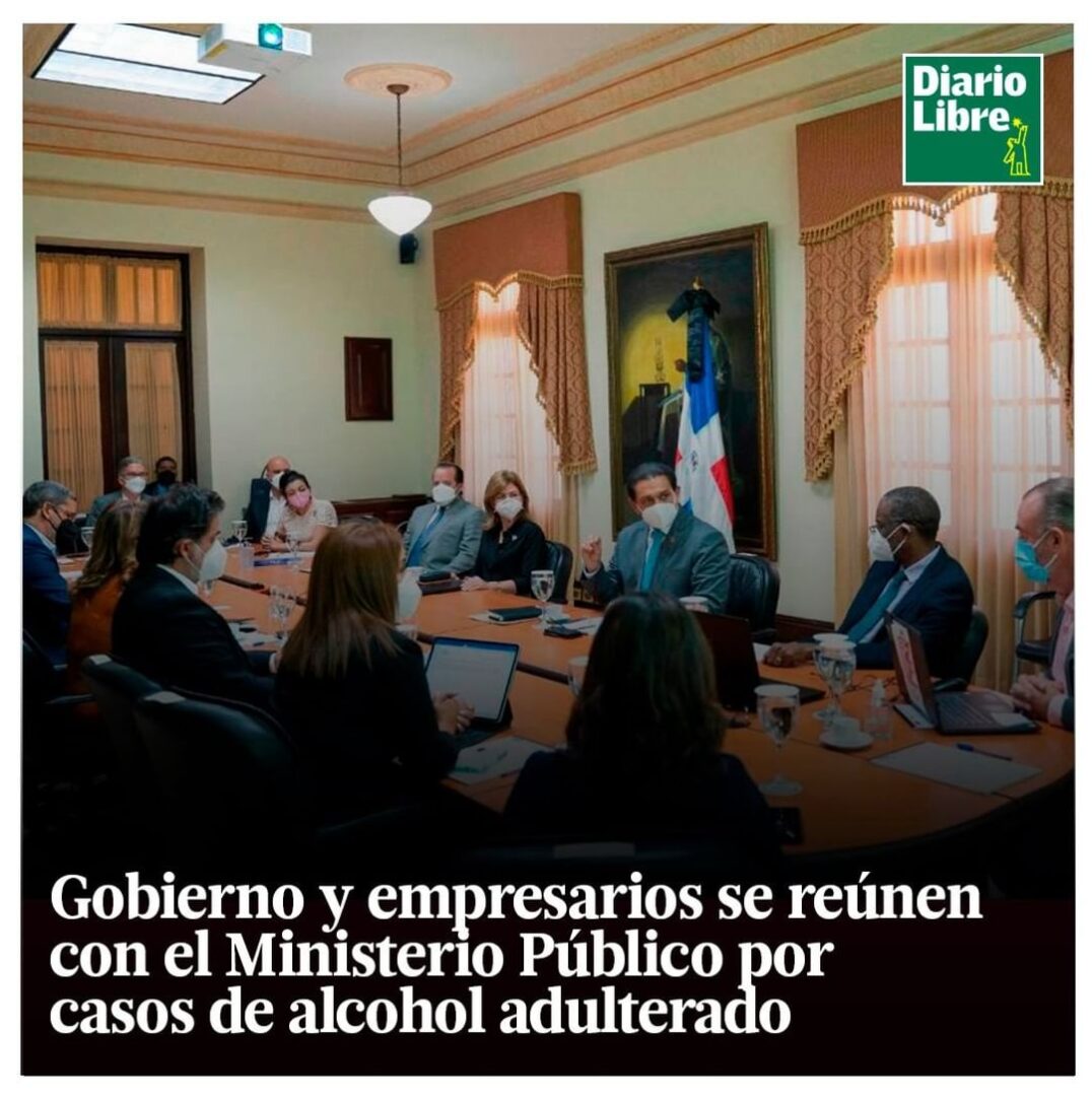 Gobierno Alcohol Adulterado, Diario Libre, 12 de Abril, 2021