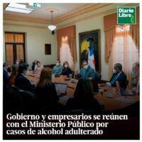 Gobierno Alcohol Adulterado, Diario Libre, 12 de Abril, 2021