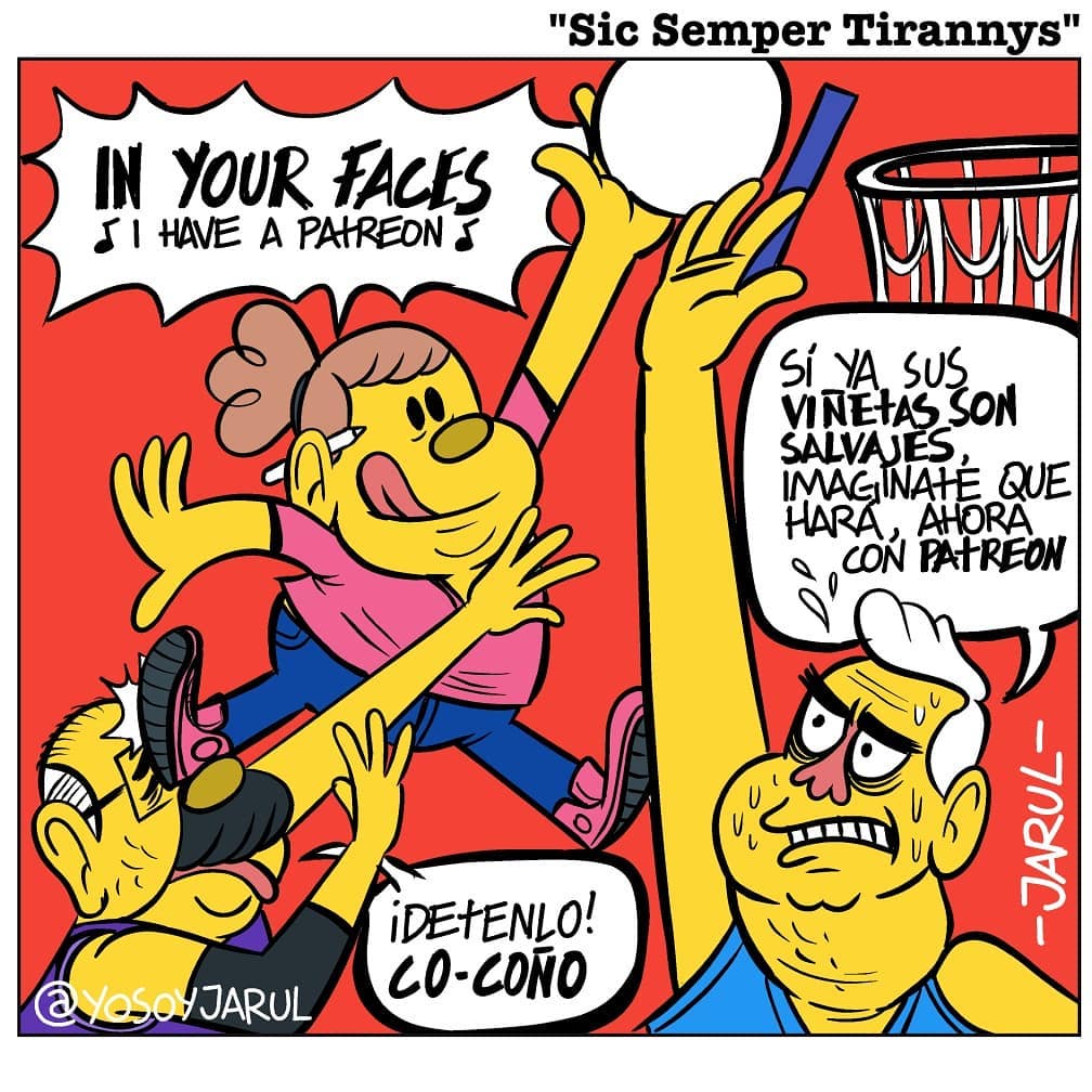 I have a Patreon – Caricatura Jarúl – 12 de Abril, 2021