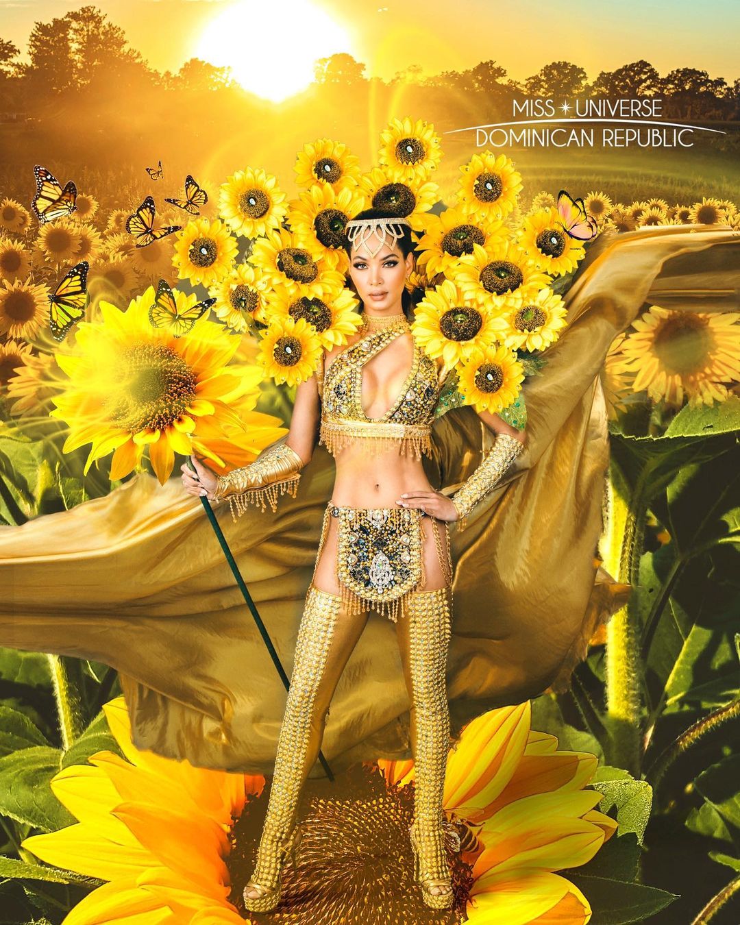El traje típico de Miss República Dominicana Universo