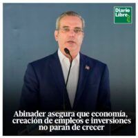 Luis Abinader, Diario Libre, 26 de Abril, 2021
