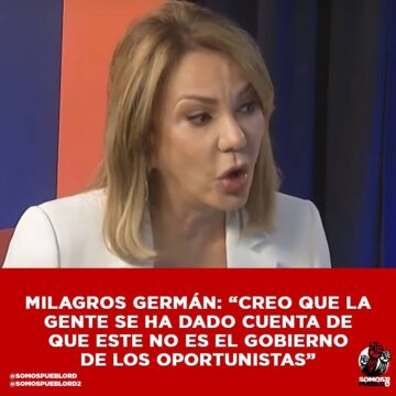 Milagros Germán, Somos Pueblo, 13 de Abril, 2021