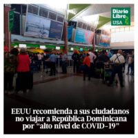 No Viajar, Diario Libre, 21 de Abril, 2021