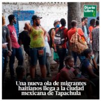 Ola de Migrantes Haití, Diario Libre, 26 de Abril, 2021