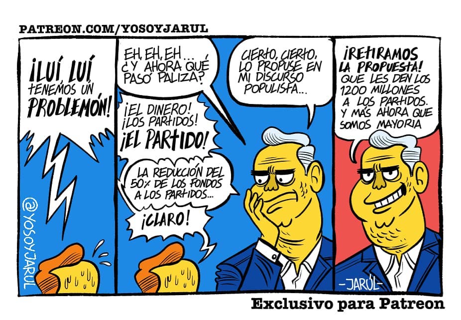 Patreon – Caricatura Jarúl – 16 de Abril, 2021