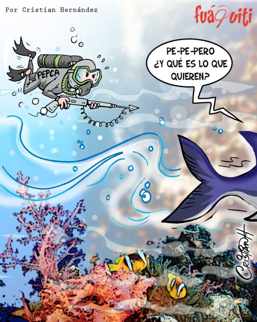 Pero pa' dónde van tiburone – Caricatura Fuaquiti – 26 de Abril, 2021