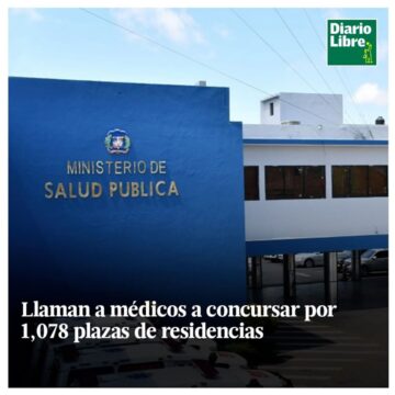 Plazas de Residencias, Diario Libre, 22 de Abril, 2021