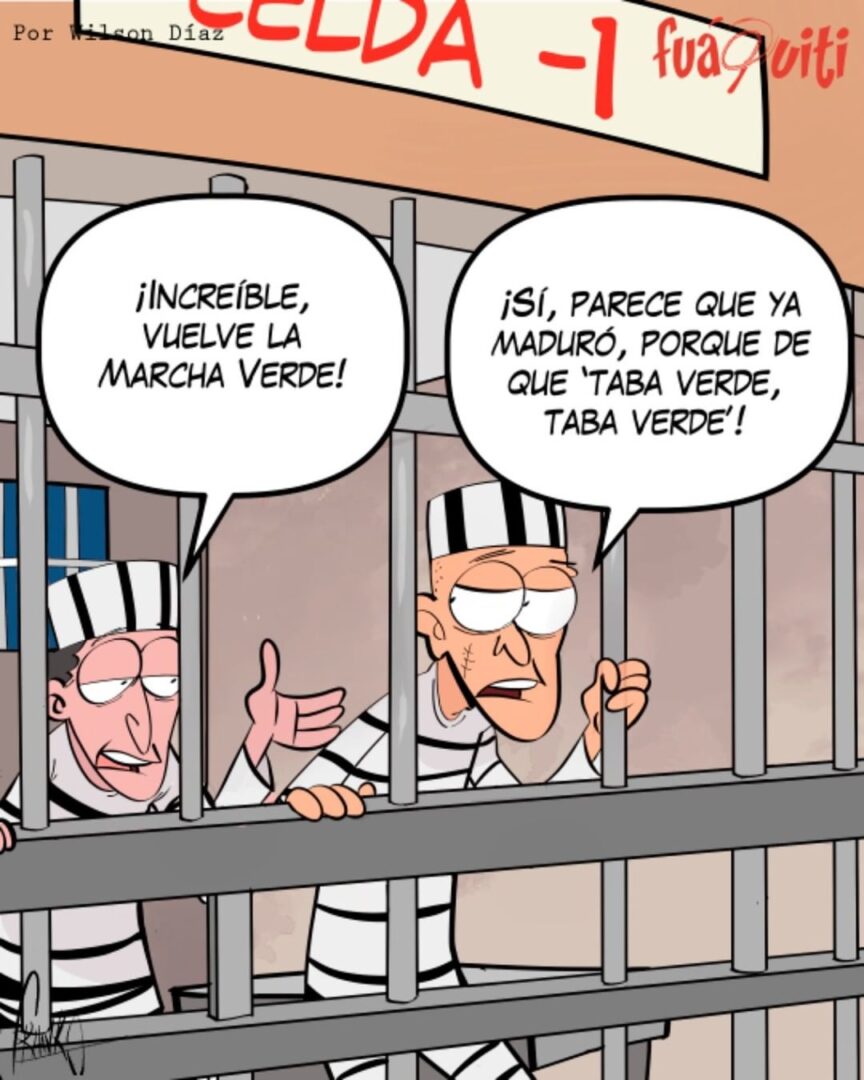 Por ahí viene un movimiento raro – Caricatura Fuaquiti – 11 de Abril 2021
