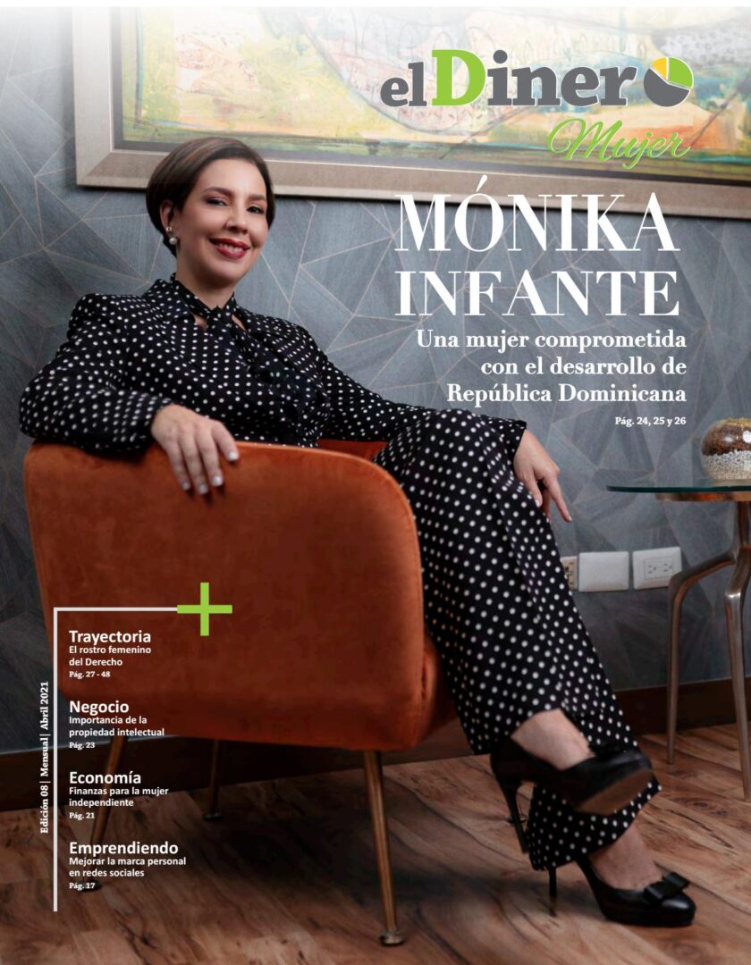 Portada Periódico El Dinero Mujer, Jueves 29 de Abril, 2021