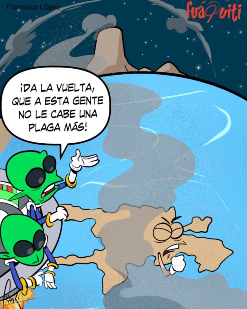 Si van a venir que vengan con cuidado que aquí hay Covid – Caricatura Fuaquiti – 17 de Abril, 2021