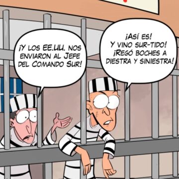’Ta regando boche a do' mano – Caricatura Fuaquiti – 23 de Abril, 2021