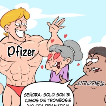 ¡Nada de eso compañero! CERO TROMBOSIS – Caricatura Fuaquiti, 01 de Abril, 2021