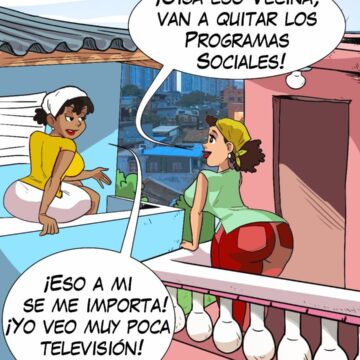 ¿Quién aquí ve televisión todavía Levante la mano – Caricatura Fuaquiti – 10 de Abril 2021