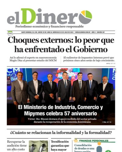 Portada Periódico El Dinero, Jueves 29 Junio, 2023