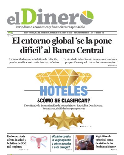 Portada Periódico El Dinero, Jueves 03 Agosto, 2023
