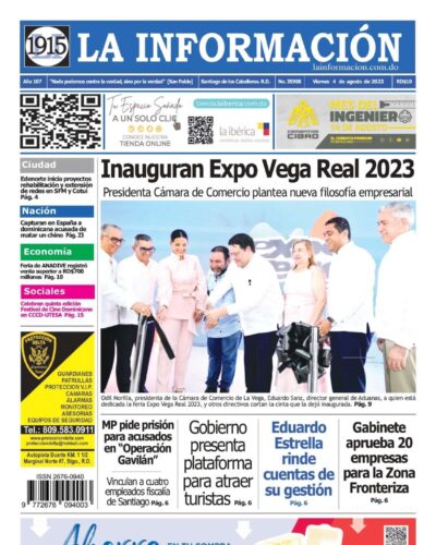 Portada Periódico La Información, Viernes 04 Agosto, 2023