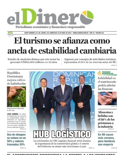 Portada Periódico El Dinero, Jueves 18 Abril, 2024