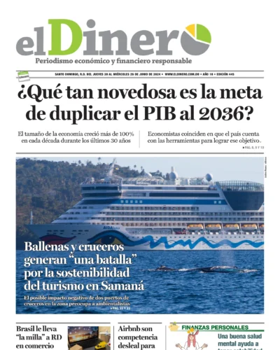 Portada Periódico El Dinero, Jueves 20 Junio, 2024