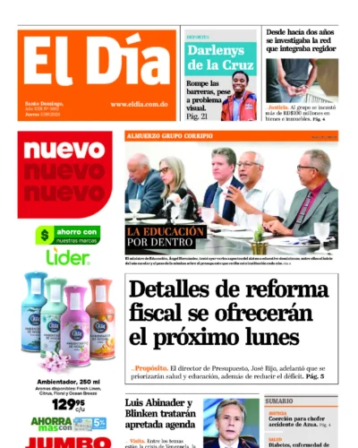 Portada Periódico El Día, Jueves 05 Septiembre, 2024