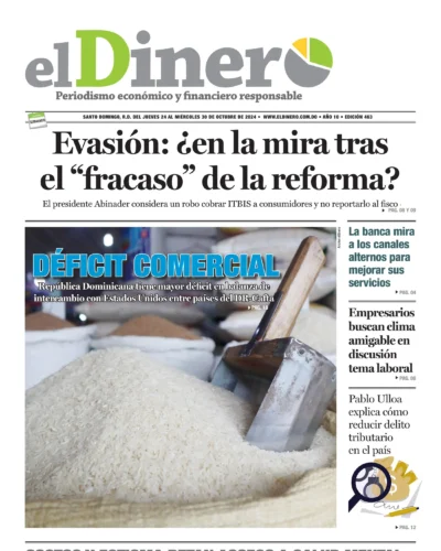 Portada Periódico El Dinero, Jueves 24 Octubre, 2024