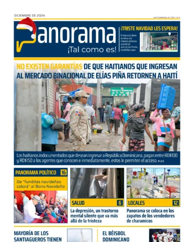 Portada Periódico Panorama, Domingo 15 Diciembre, 2024