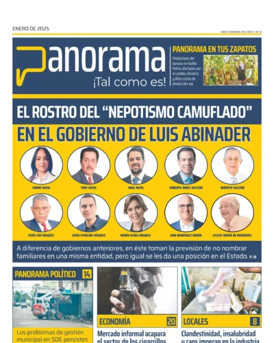 Portada Periódico Panorama, Lunes 13 Enero, 2025