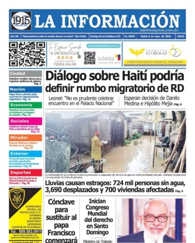 Portada Periódico La Información, Martes 06 Mayo, 2025