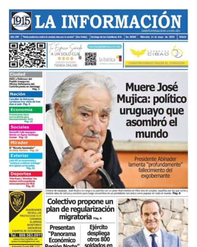 Portada Periódico La Información, Miércoles 14 Mayo, 2025