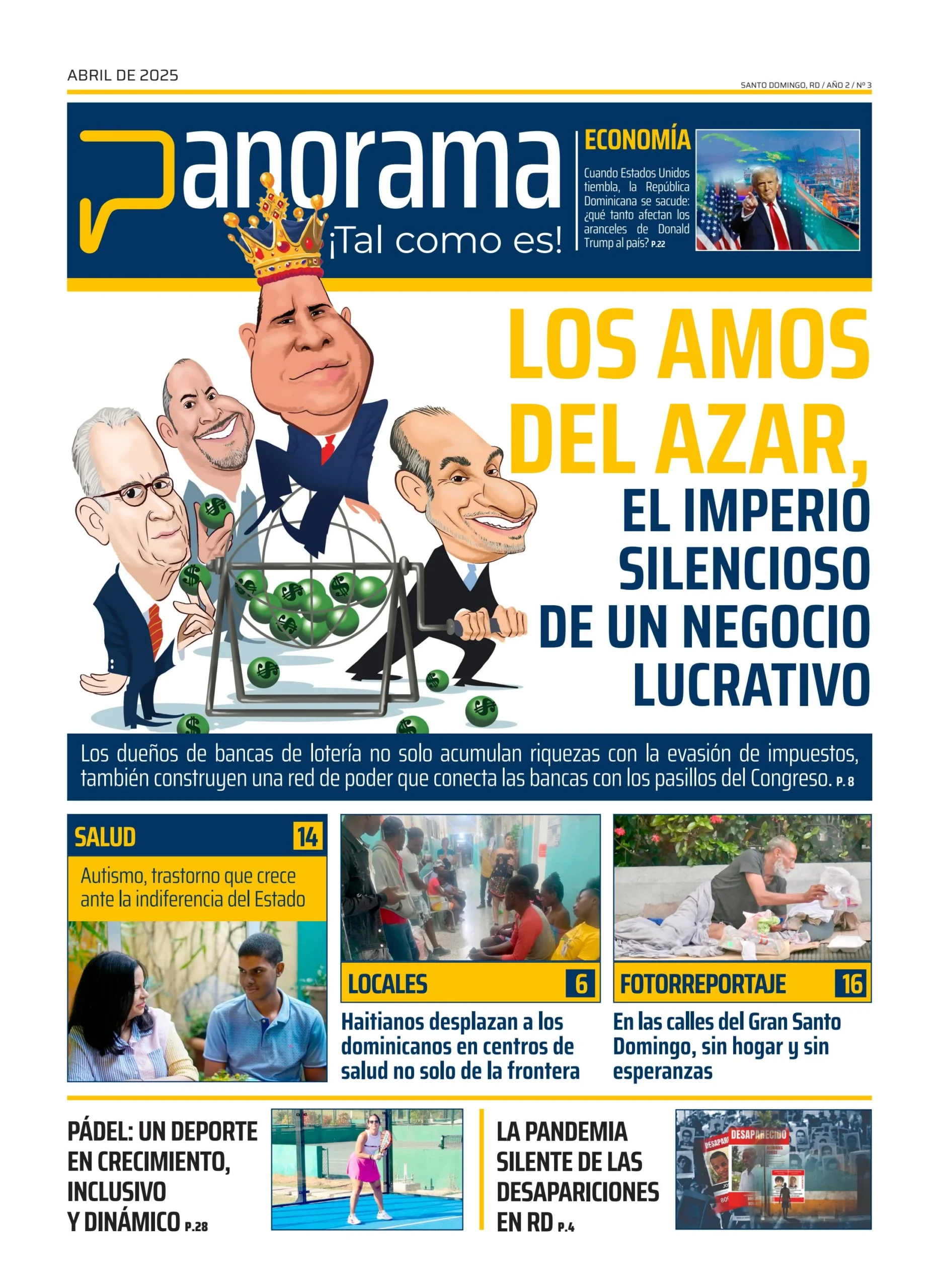 Portada Periódico Panorama, Abril, 2025 Portada Periódico Panorama, Abril, 2025