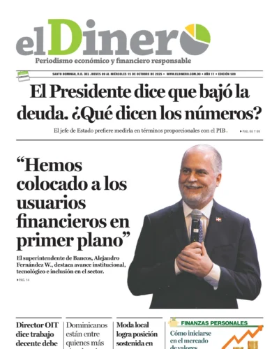 Portada Periódico El Dinero, Jueves 09, Octubre, 2025