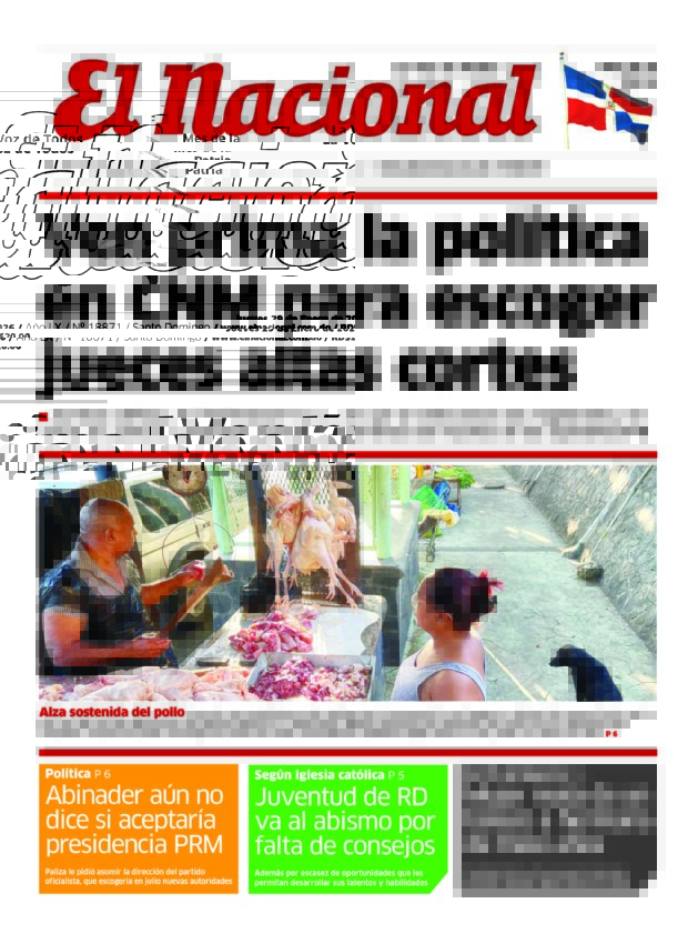 Portada Periódico El Nacional, Jueves 29, Enero, 2026