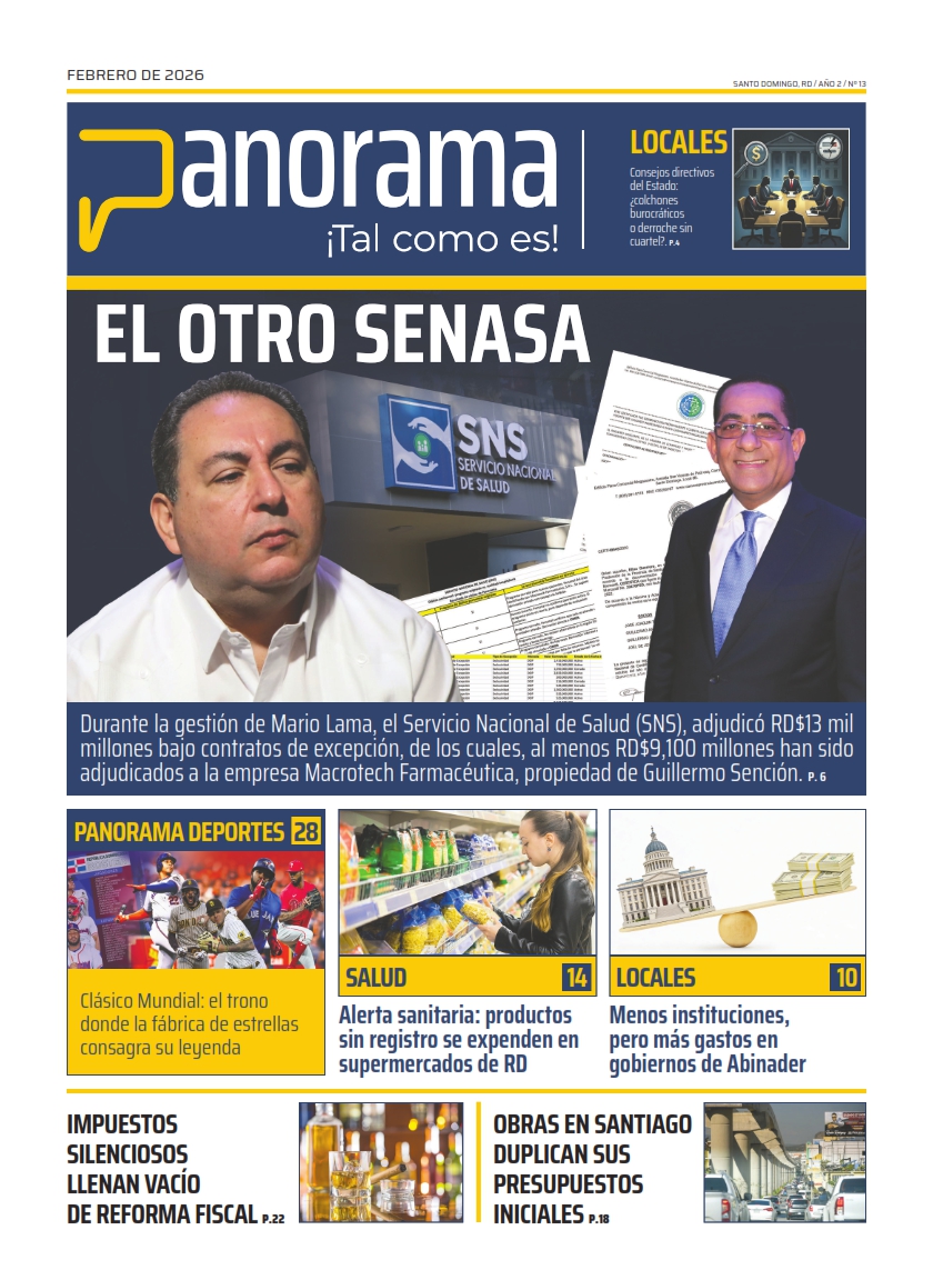 Portada Periódico Panorama, Lunes 16, Febrero, 2026