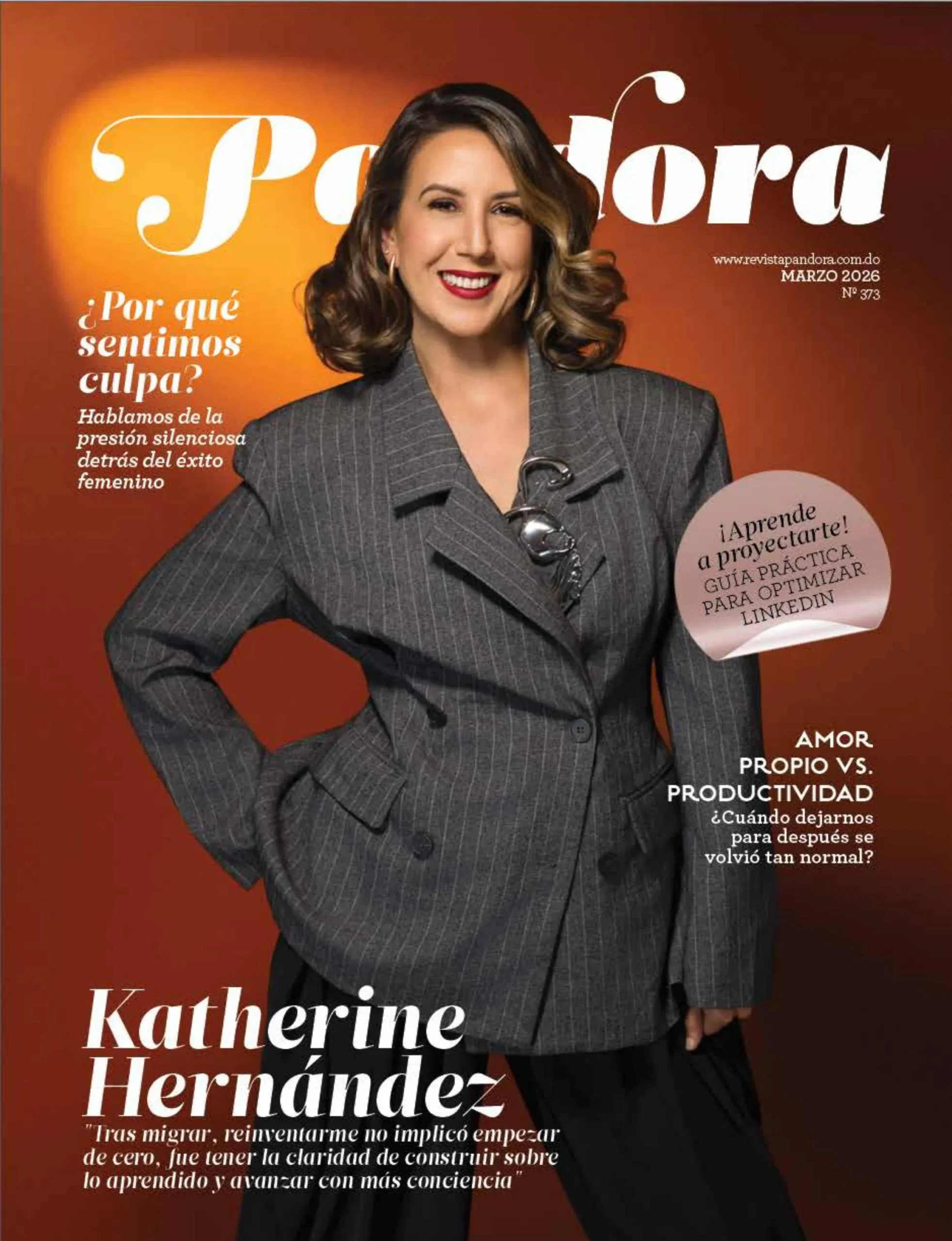 Portada Pandora, Marzo 2026