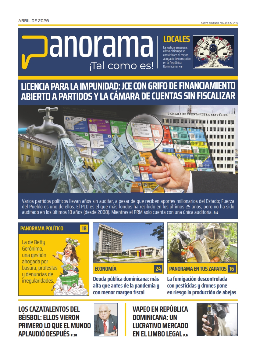 Portada Periódico Panorama, Lunes 20, Abril 2026