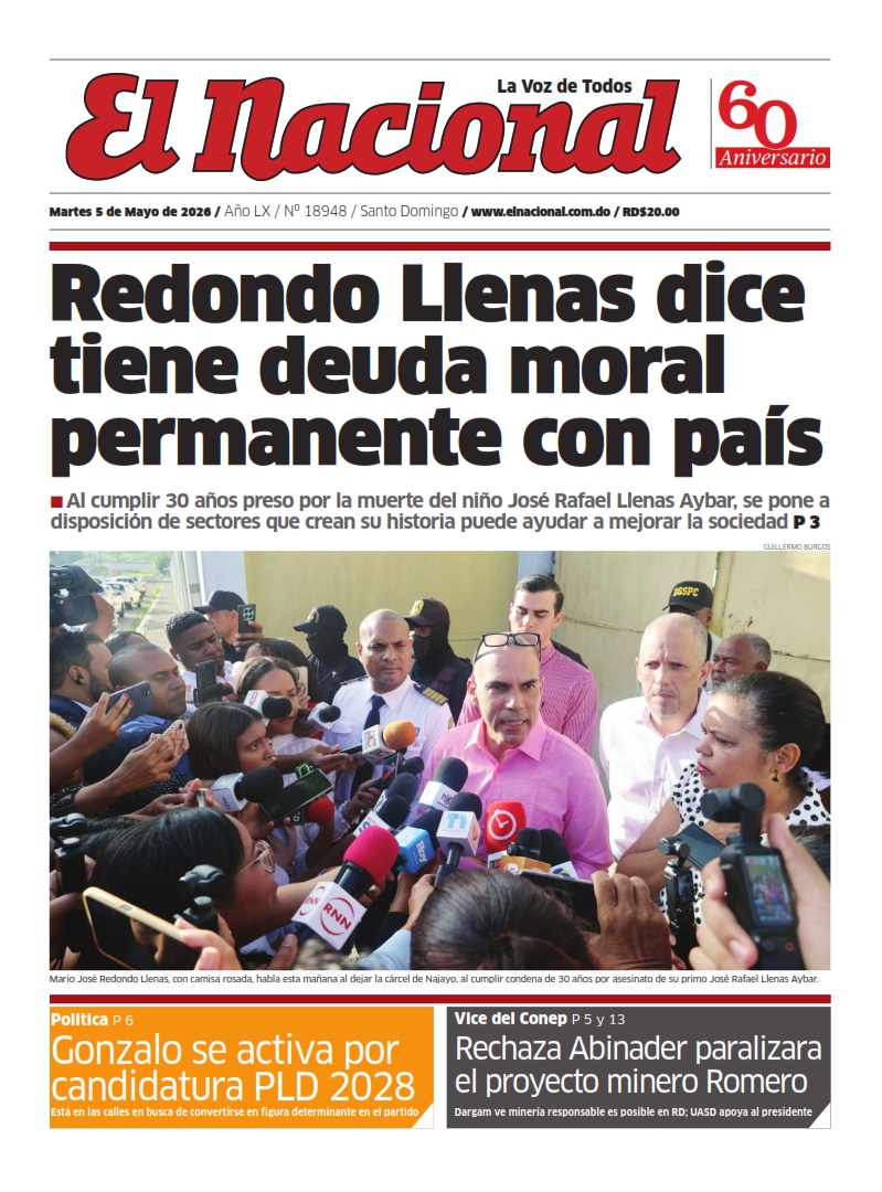 Portada Periódico El Nacional, Martes 5, Mayo 2026
