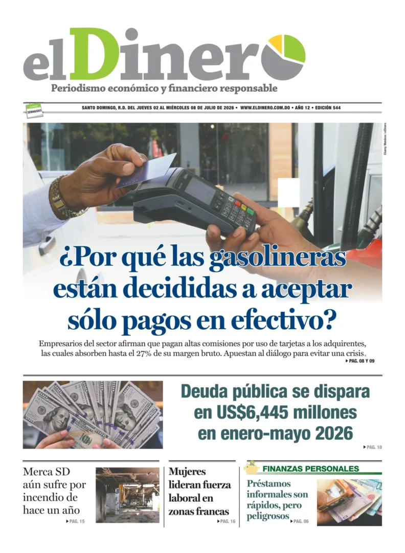 Portada Periódico El Dinero, Jueves 2, Julio 2026