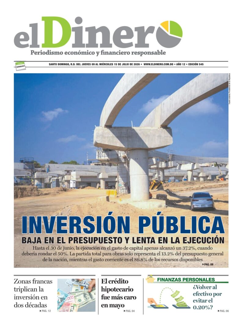 Portada Periódico El Dinero, Jueves 9, Julio 2026