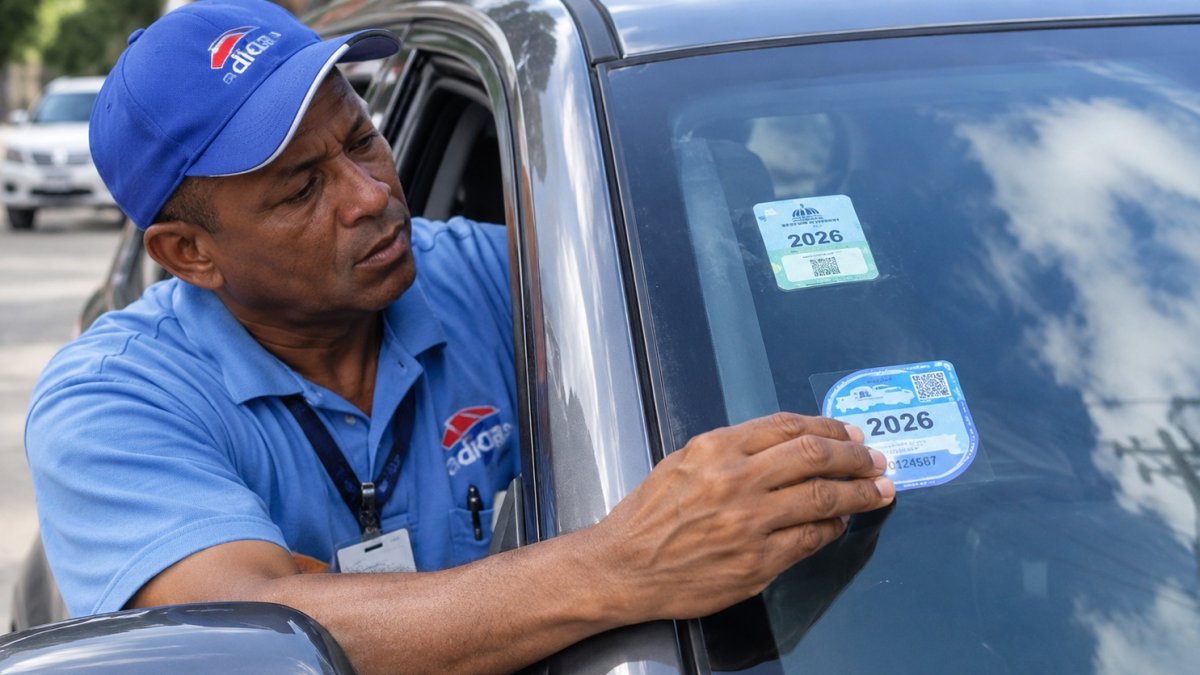 Suben tarifas del marbete: conductores tendrán que pagar RD$2,000 y RD$4,000 según año de vehículo