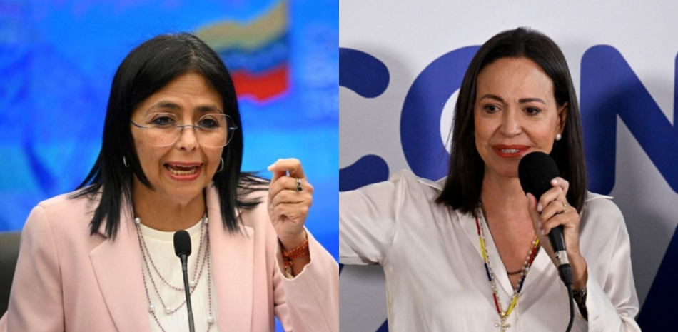 Trump considera "interesantes" unas elecciones entre Delcy Rodríguez y María Corina